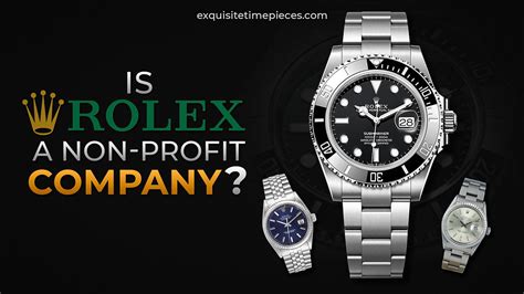 rolex società no profit